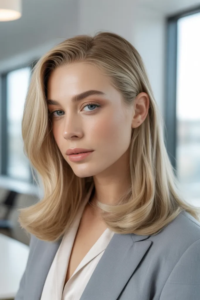 The Quiet Luxury Blonde Your Office Will Actually Notice