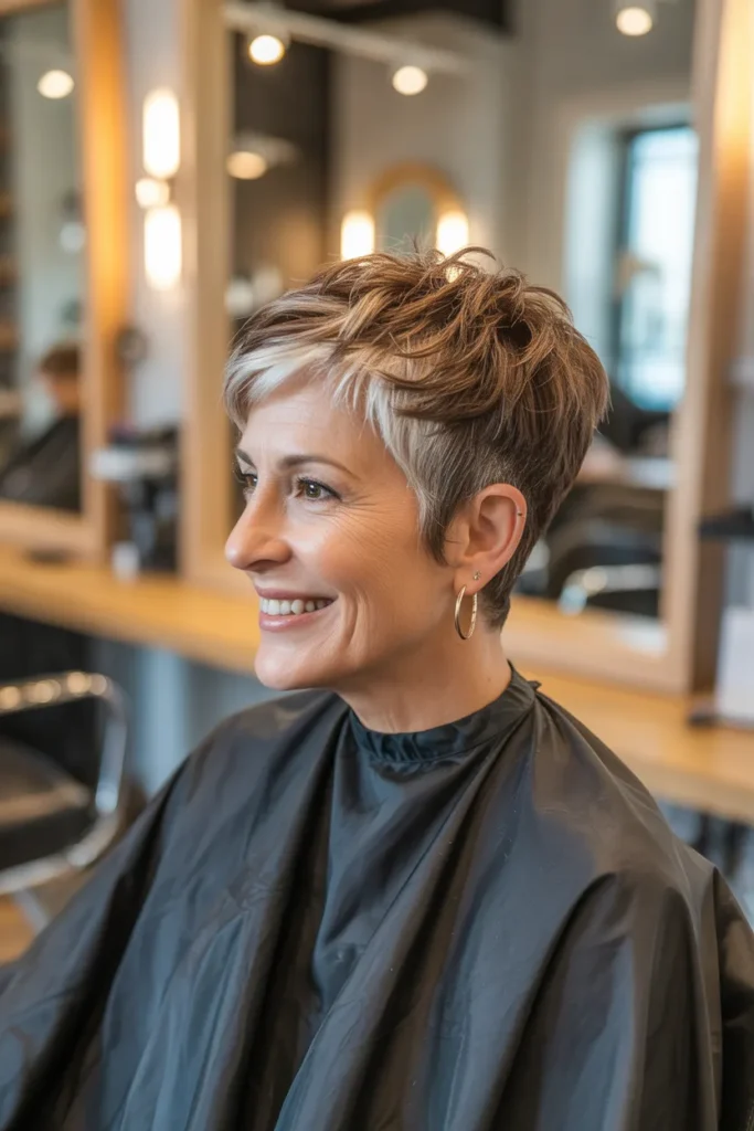 The Textured Pixie That Shaves Years Off Instantly