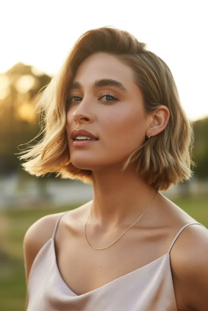 The Undone Bob That Looks Expensive Without Trying
