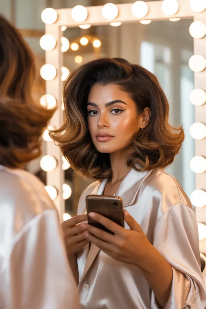 The Voluminous Mob Wife Blowout That Demands a Room