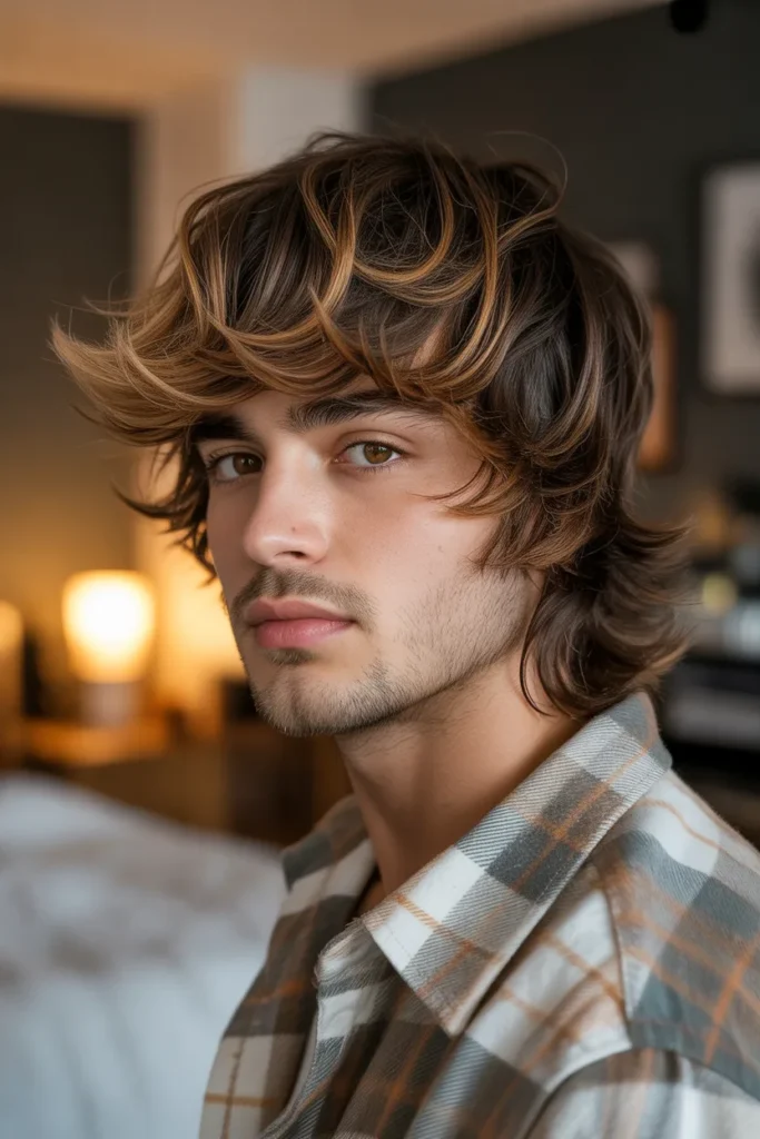 The Wolf Cut for Men Shaggy Layers Dominate 2026