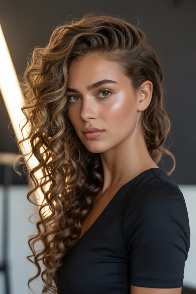 The Zendaya-Inspired Long Layers Curly Hair Dreams Of