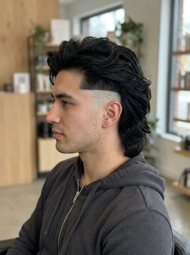 Undercut Mullet Style