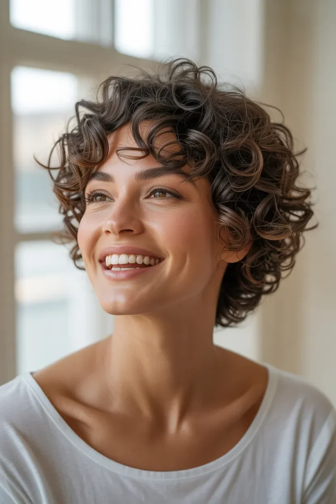 Unique Hairstyles for Short Hair With Natural Curl Definition