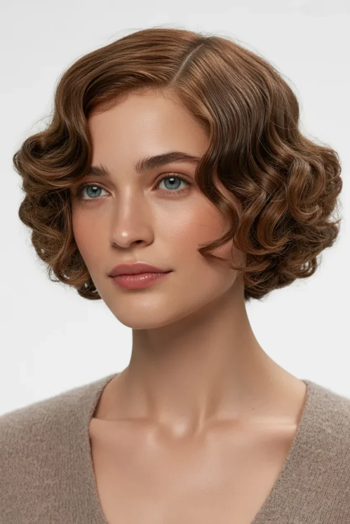 Vintage Curled Bob