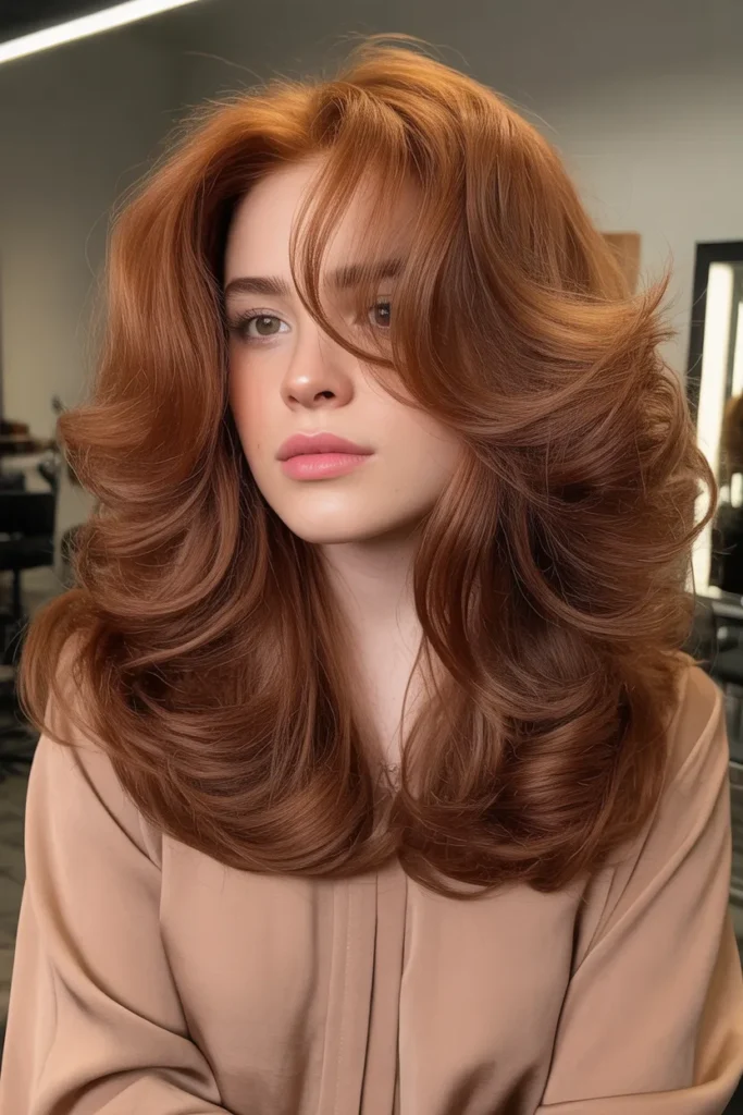 Voluminous Ginger Layers