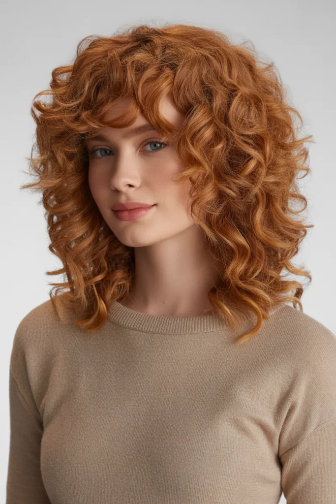 Warm Auburn Curls