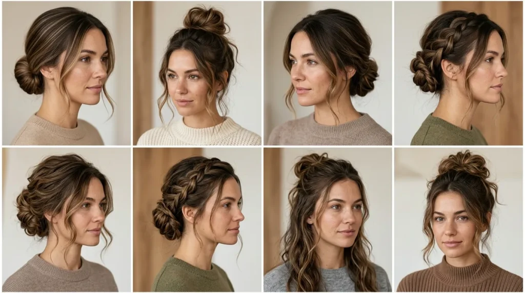 bun hairstyles