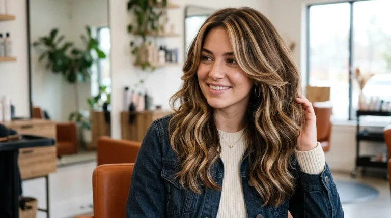 chunky highlights hairstyles