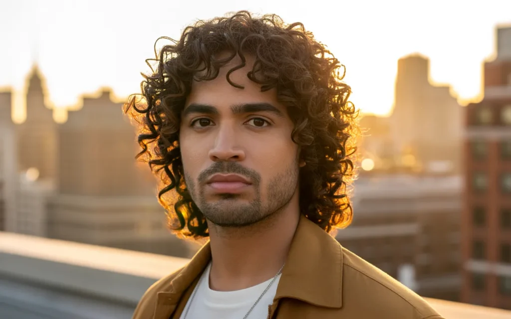 curly hair men