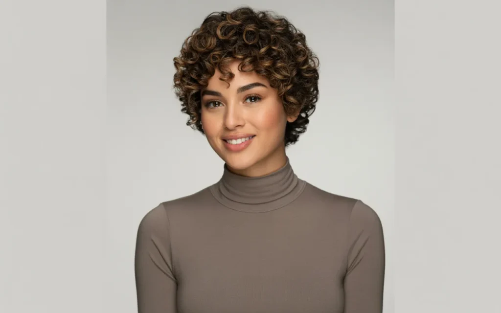 curly pixie cut