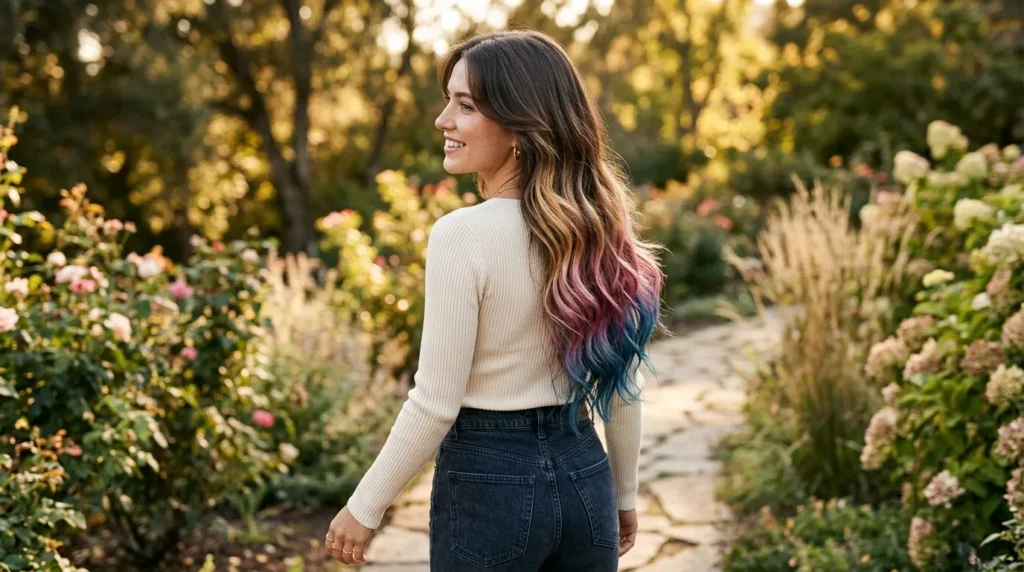 dip dye hair color ideas