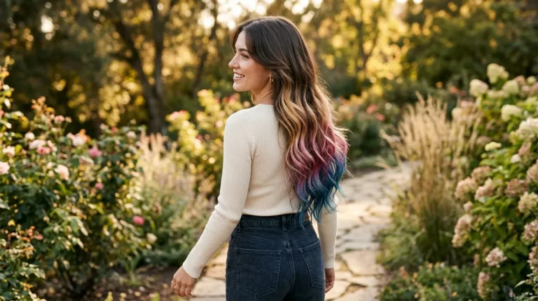 dip dye hair color ideas