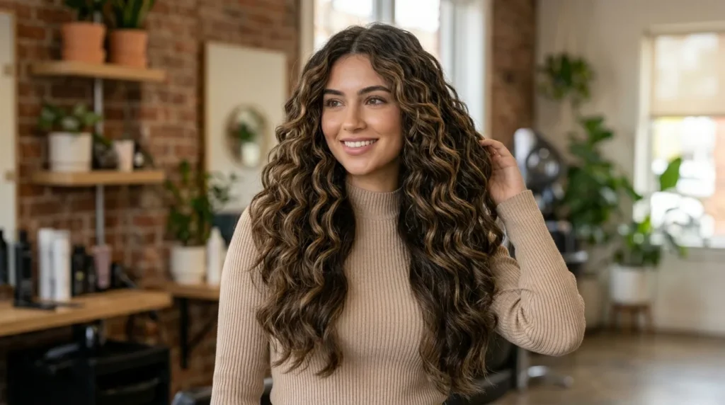 hairstyles deep wave hair