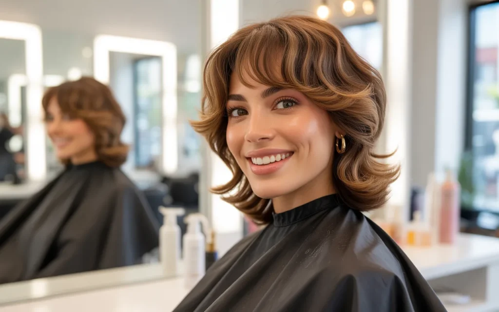 medium shag haircuts