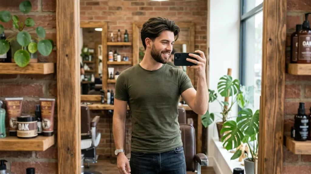 short flow haircut men