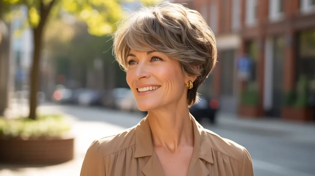 short hairstyles women over 50
