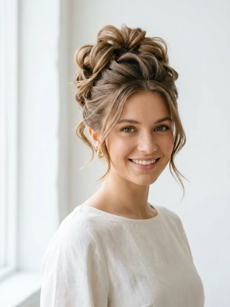 Airy Sculptural Updo