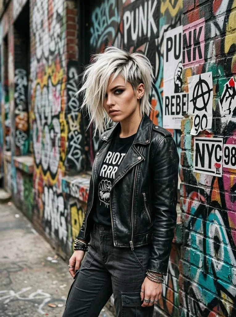 Asymmetrical Punk Cut
