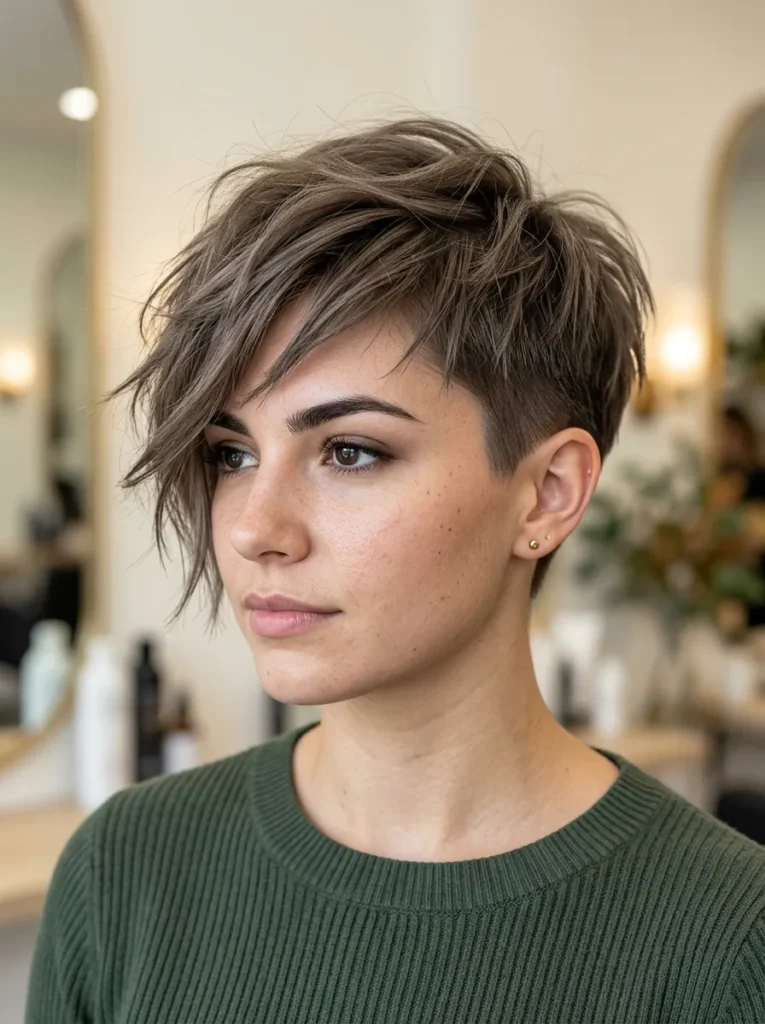 Asymmetrical Short Pixie