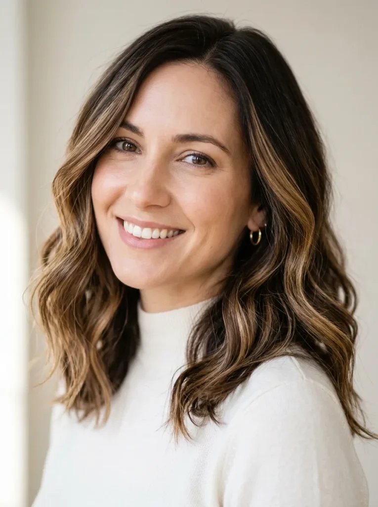 Balayage Chocolate Lob