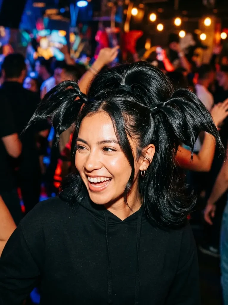 Bat Wing Ponytail