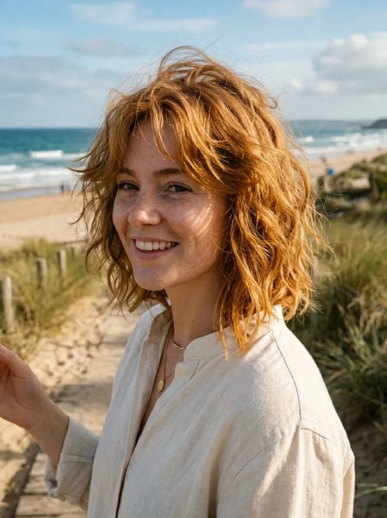 Beachy Textured Waves