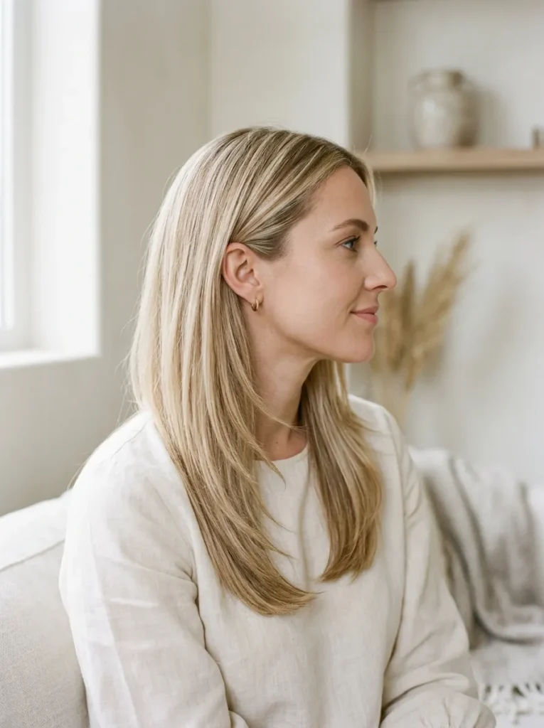 Beige Blonde Contrast