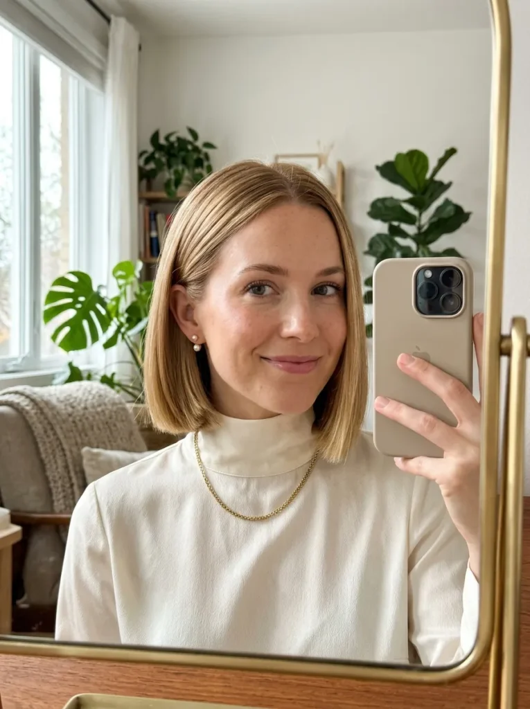 Blonde Bob Cut
