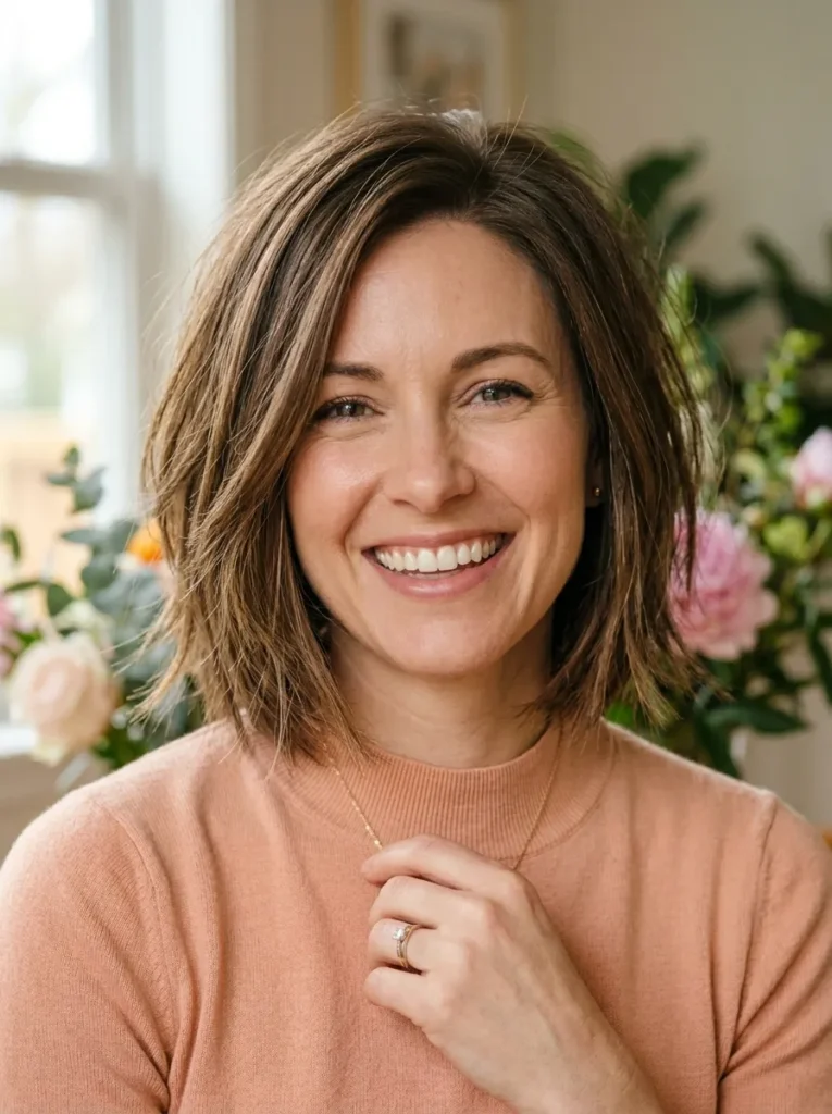 Blunt Layered Bob