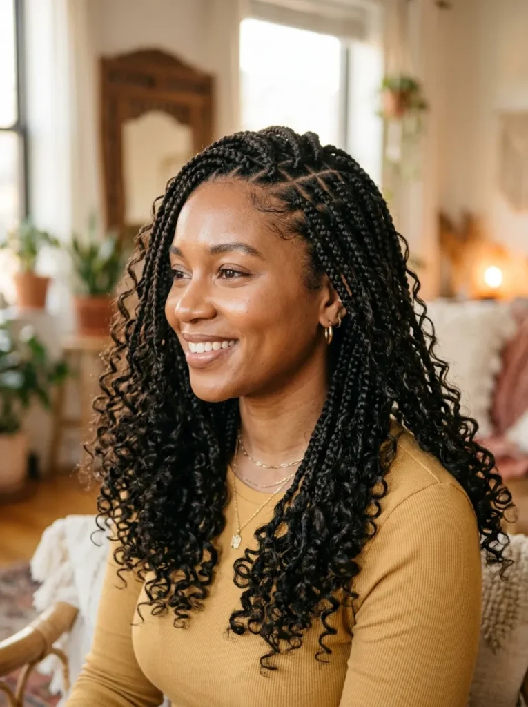 Boho Box Braids