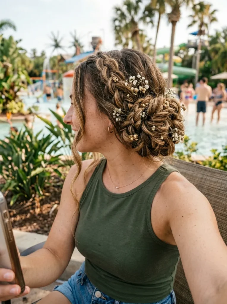 Boho Braided Bun
