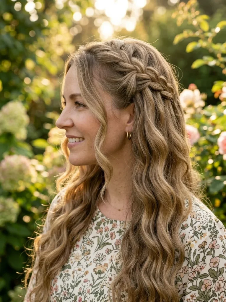 Boho Waterfall Braids