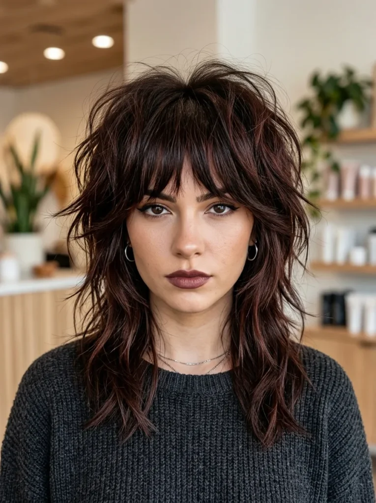 Bold Edgy Wolf Cut