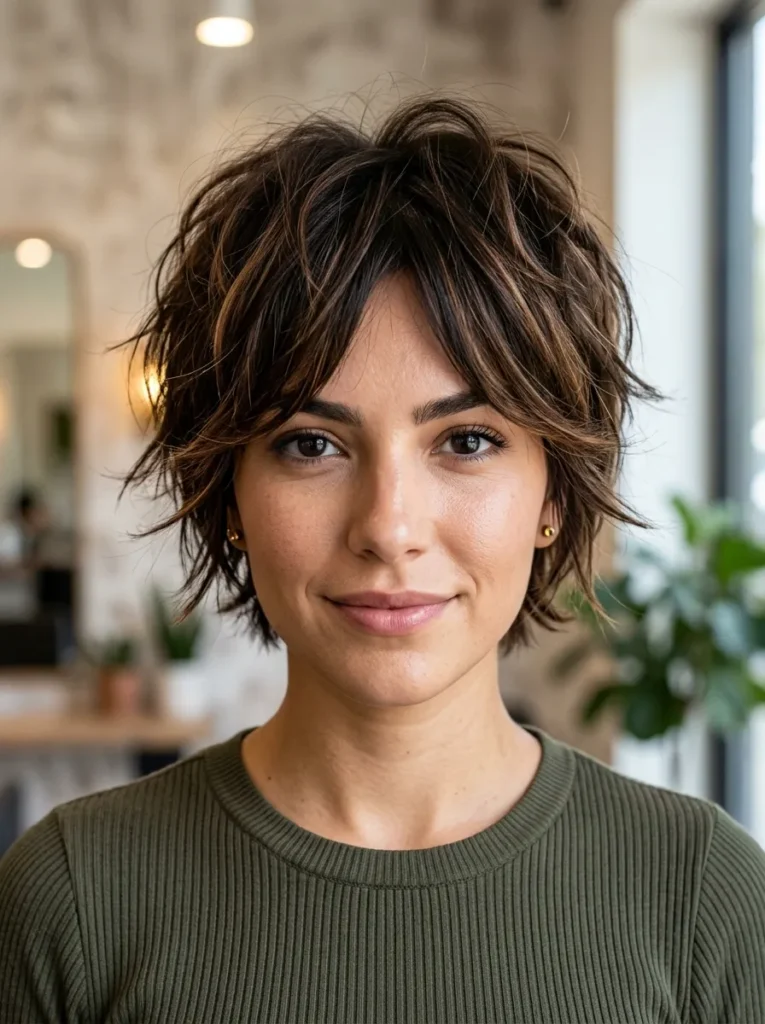 Bold Pixie Wolf Cut