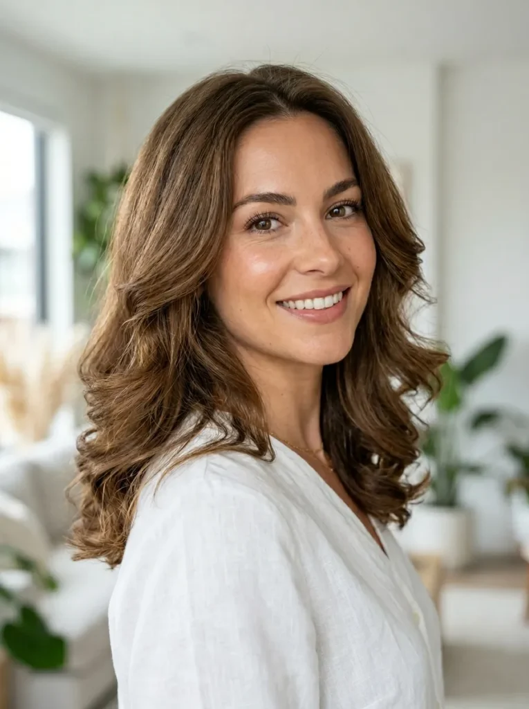 Bouncy Shoulder Length Blowout