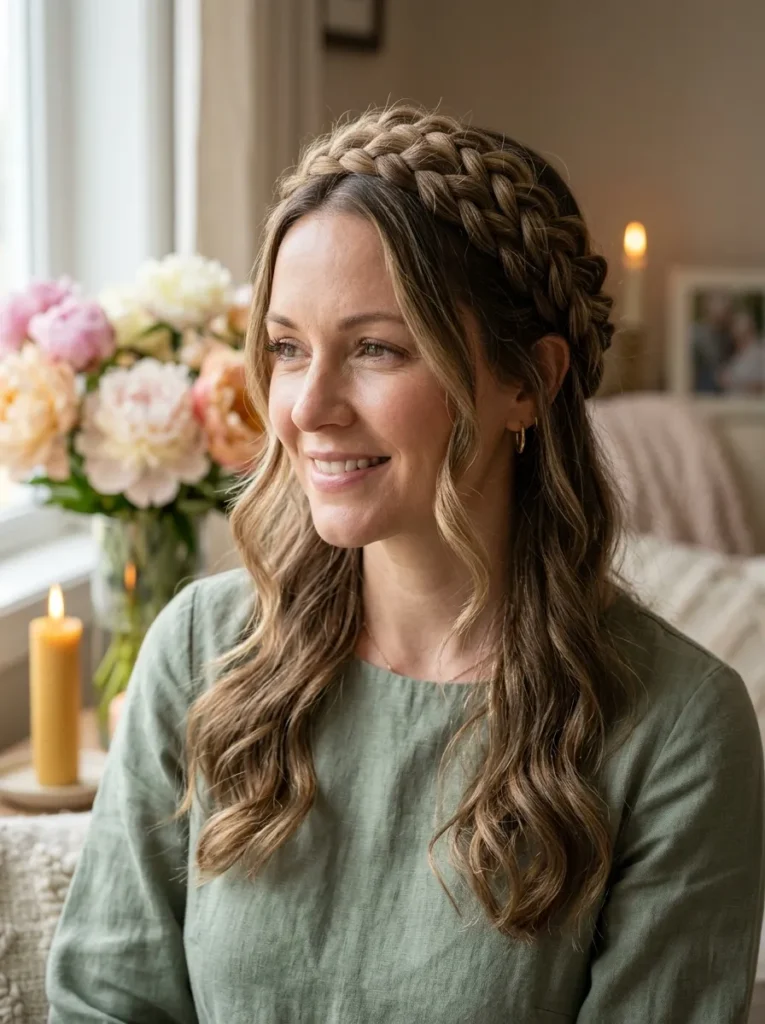 Braided Crown Style