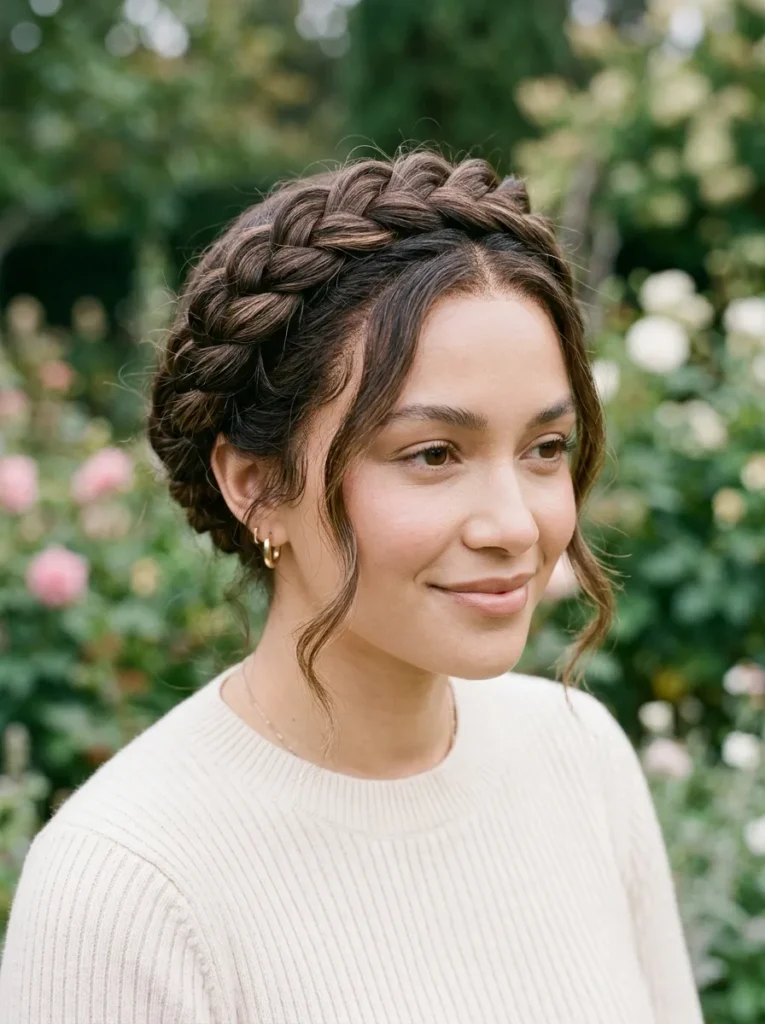 Braided Crown Style
