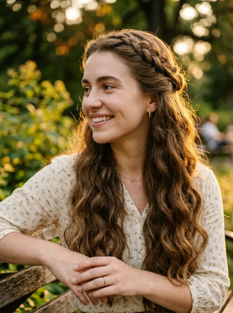 Braided Half-Up Waves
