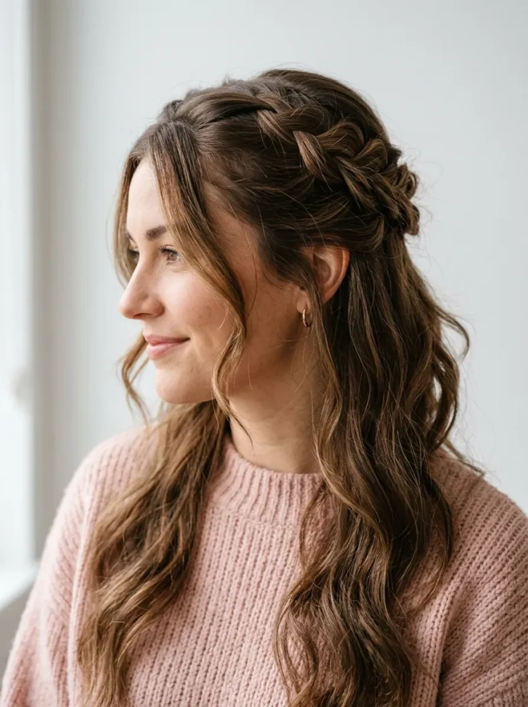 Braided Half Updo