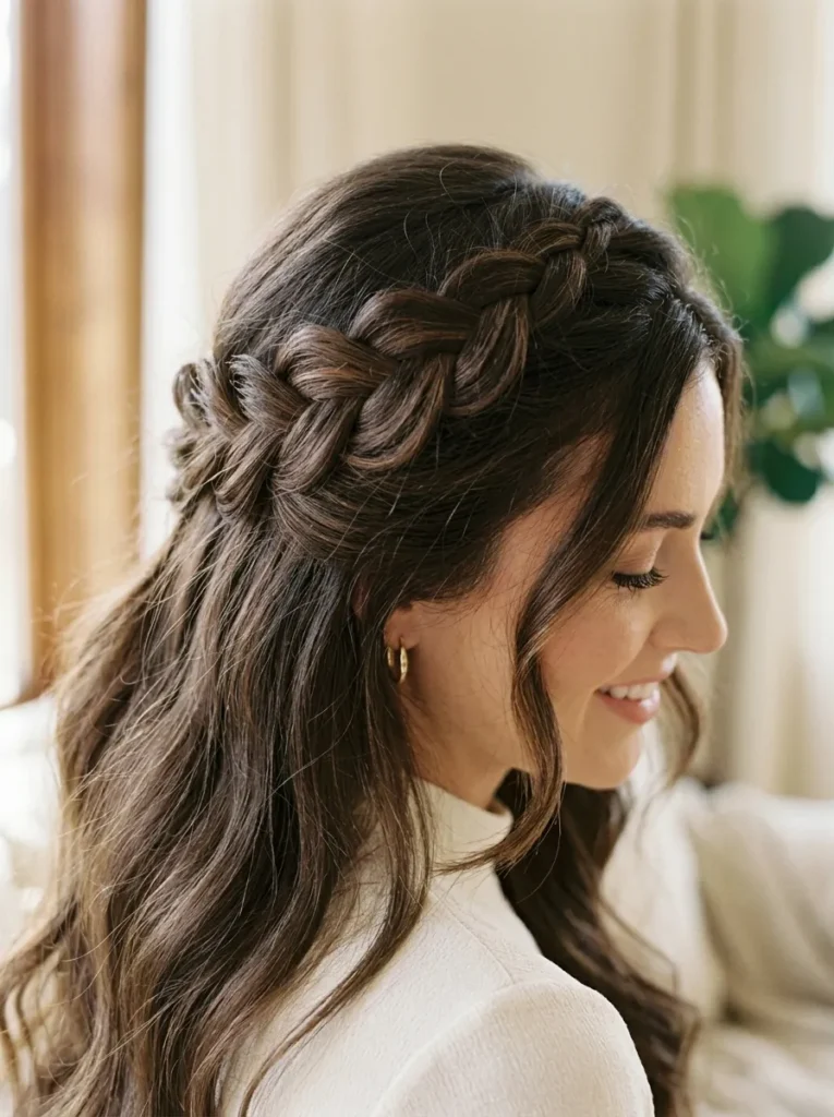 Braided Half Updo