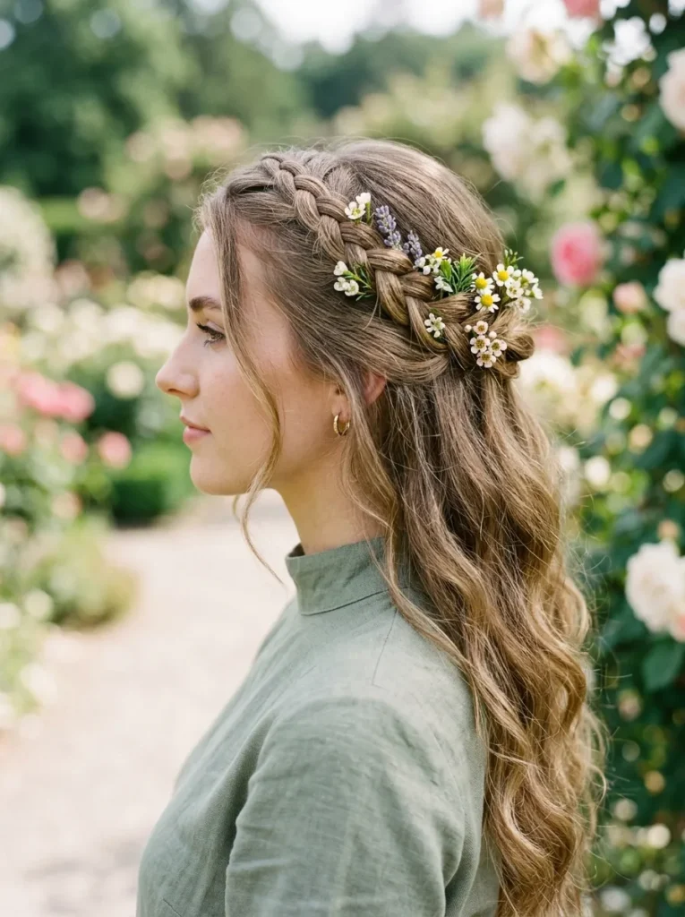 Braided Half Updo