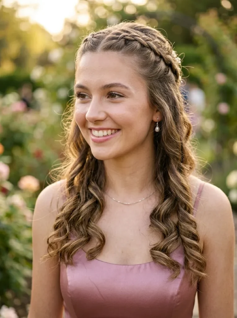 Braided Half Updo