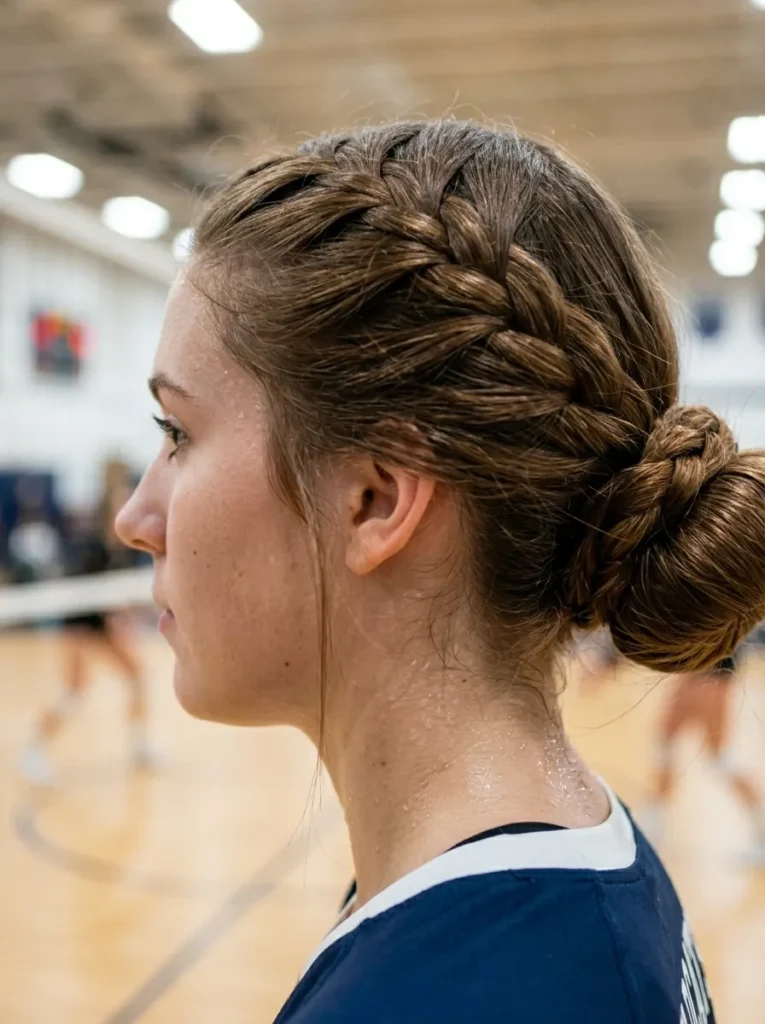 Braided Low Bun