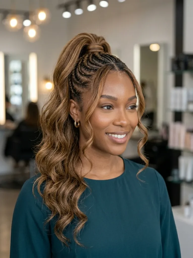 Braided Track Ponytail