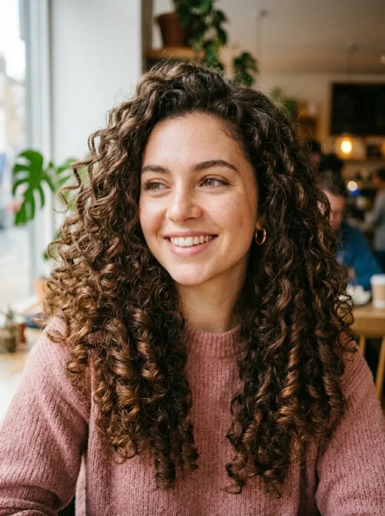 Brown Chocolate Hair Curls