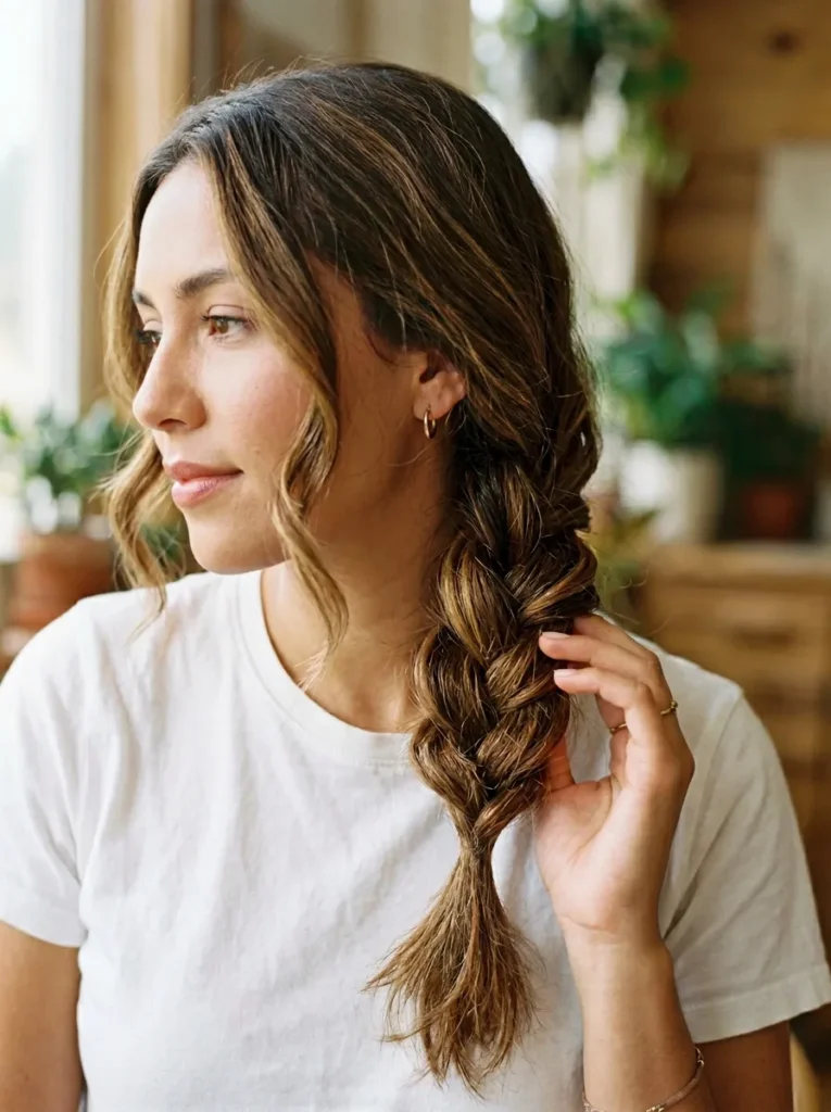 Brown Sugar Side Braid