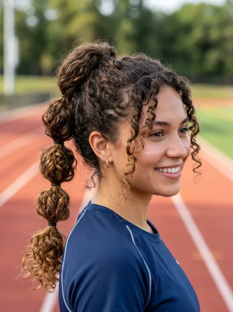 Bubble Braid Ponytail