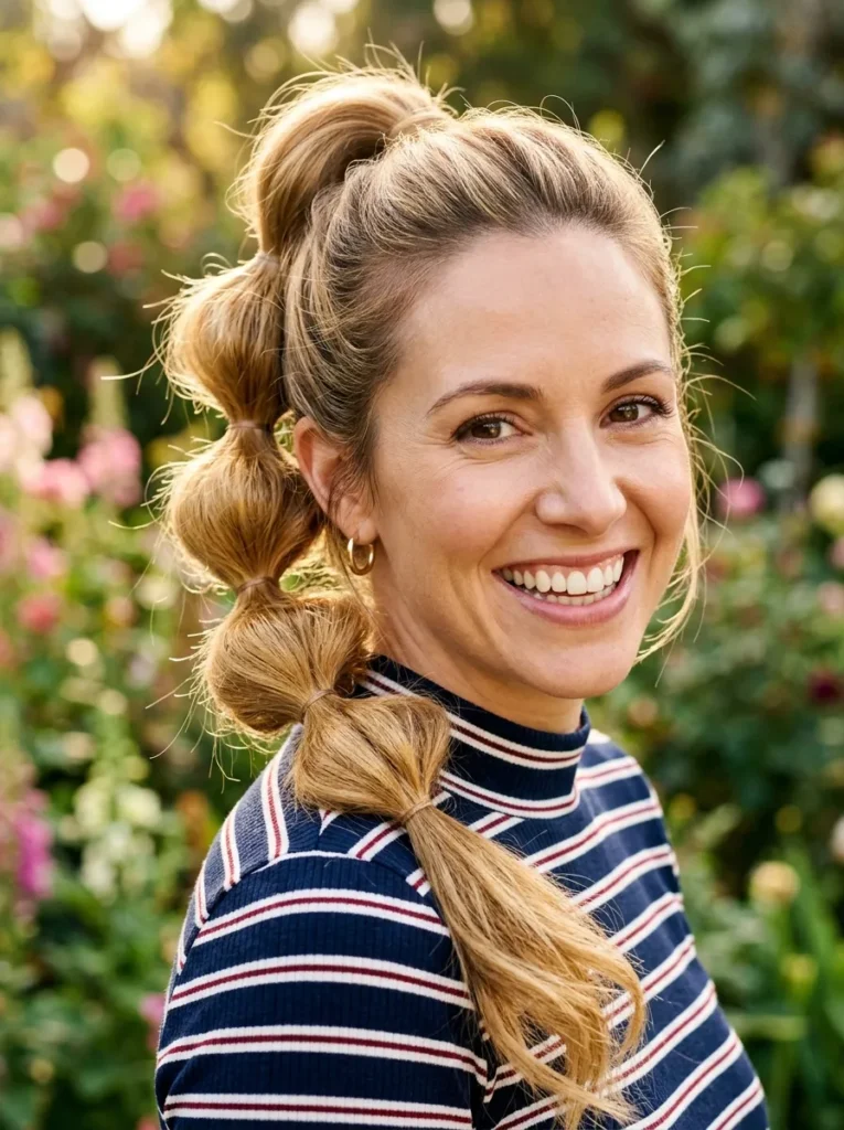 Bubble Braid Ponytail