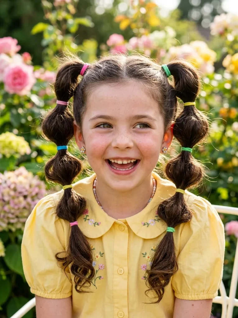 Bubble Twist Pigtails